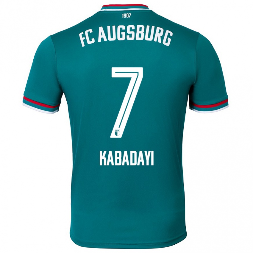 Hombre Camiseta Yusuf Kabadayi #7 Verde Oscuro 2ª Equipación 2024/25 La Camisa Argentina