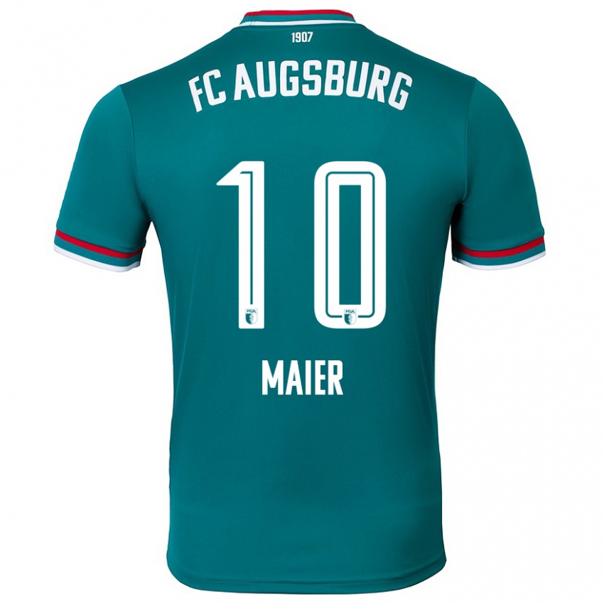 Hombre Camiseta Arne Maier #10 Verde Oscuro 2ª Equipación 2024/25 La Camisa Argentina