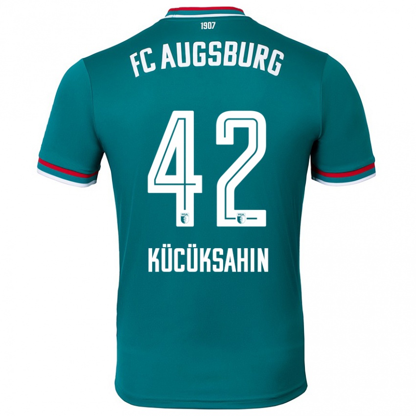 Hombre Camiseta Mahmut Kücüksahin #42 Verde Oscuro 2ª Equipación 2024/25 La Camisa Argentina