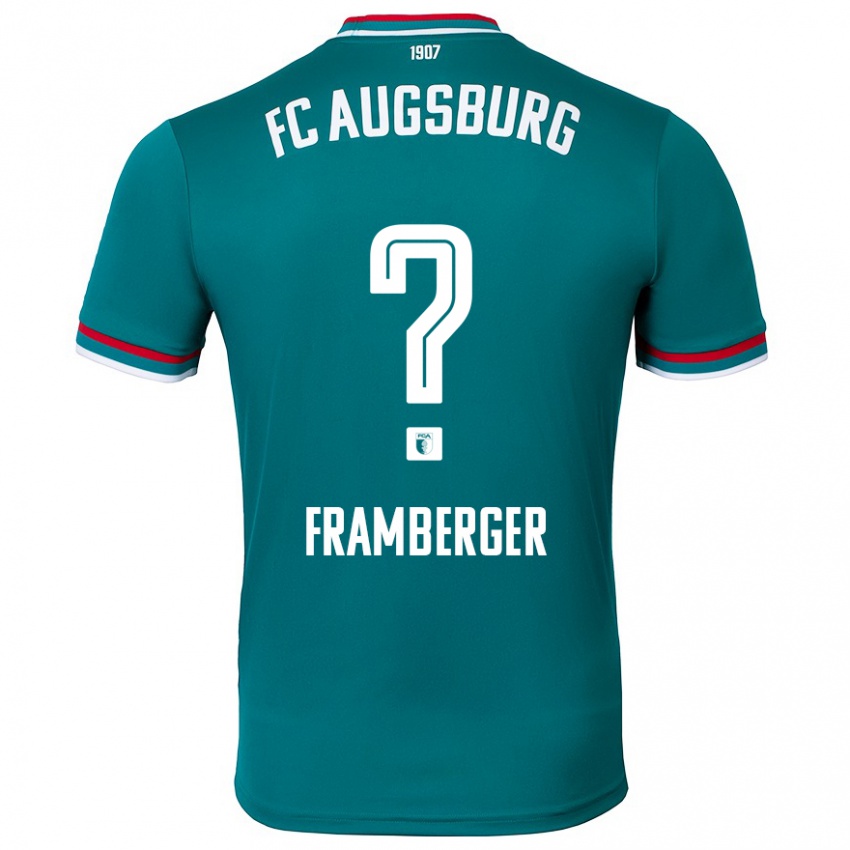 Hombre Camiseta Raphael Framberger #0 Verde Oscuro 2ª Equipación 2024/25 La Camisa Argentina