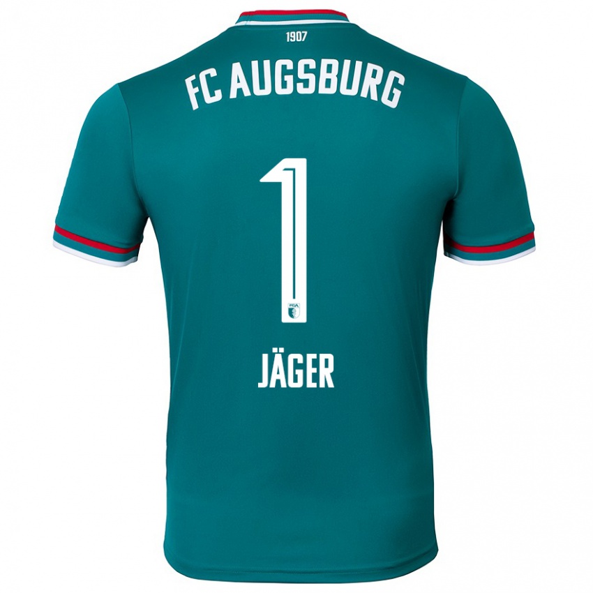 Hombre Camiseta Tobias Jäger #1 Verde Oscuro 2ª Equipación 2024/25 La Camisa Argentina