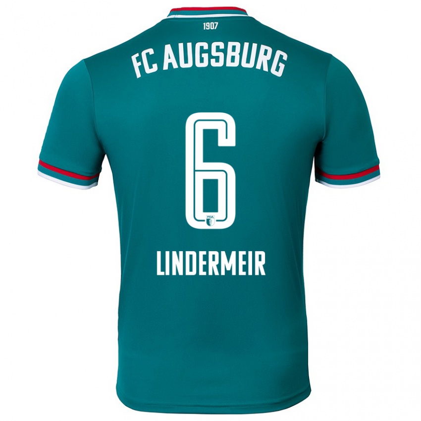 Hombre Camiseta Dominik Lindermeir #6 Verde Oscuro 2ª Equipación 2024/25 La Camisa Argentina