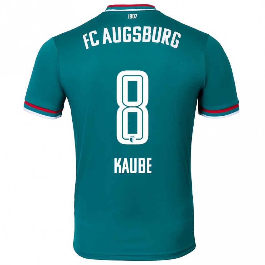 Hombre Camiseta Moritz Kaube #8 Verde Oscuro 2ª Equipación 2024/25 La Camisa Argentina