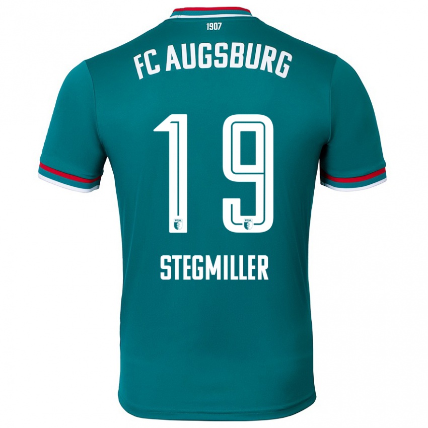 Hombre Camiseta Louis Stegmiller #19 Verde Oscuro 2ª Equipación 2024/25 La Camisa Argentina