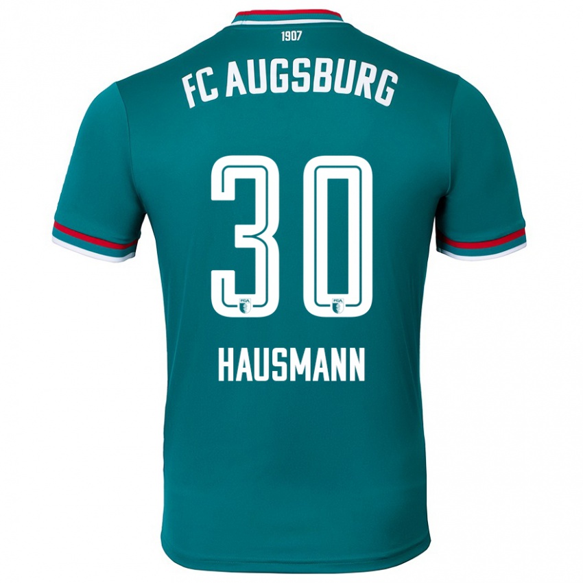 Hombre Camiseta Daniel Hausmann #30 Verde Oscuro 2ª Equipación 2024/25 La Camisa Argentina