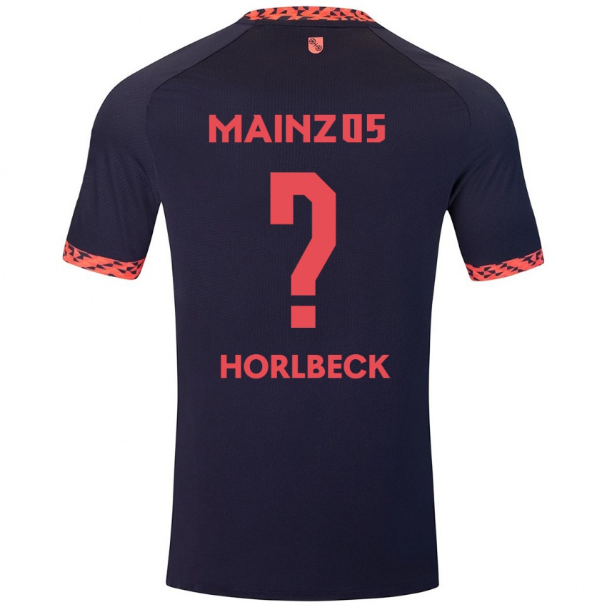 Hombre Camiseta Dominik Horlbeck #0 Azul Coral Rojo 2ª Equipación 2024/25 La Camisa Argentina