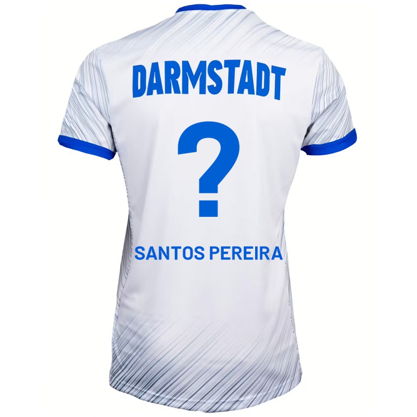 Hombre Camiseta Diogo Dos Santos Pereira #0 Blanco Azul 2ª Equipación 2024/25 La Camisa Argentina