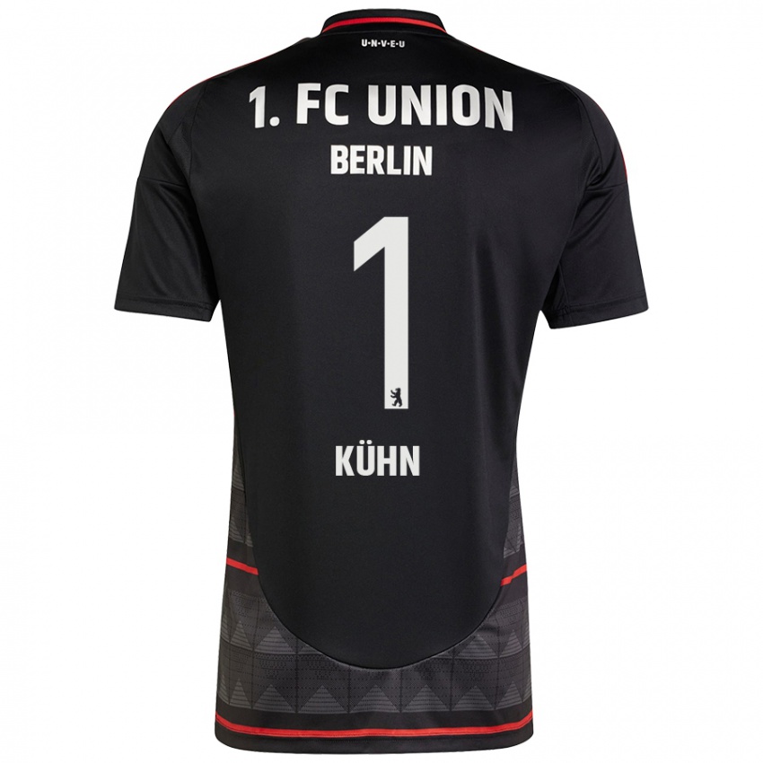 Hombre Camiseta Samuel Kühn #1 Negro 2ª Equipación 2024/25 La Camisa Argentina