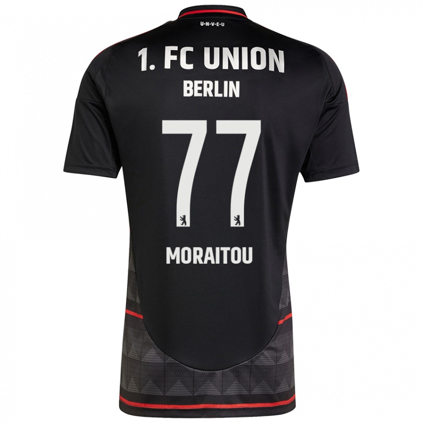 Hombre Camiseta Athanasia Moraitou #77 Negro 2ª Equipación 2024/25 La Camisa Argentina