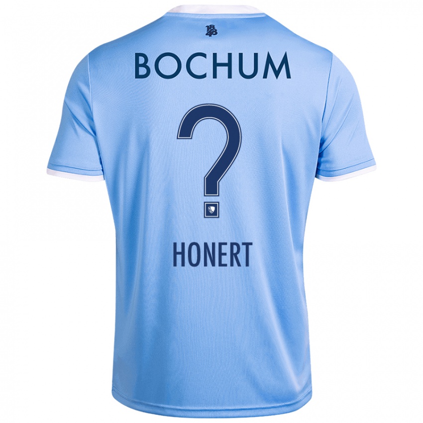 Hombre Camiseta Jan Honert #0 Azul Cielo 2ª Equipación 2024/25 La Camisa Argentina