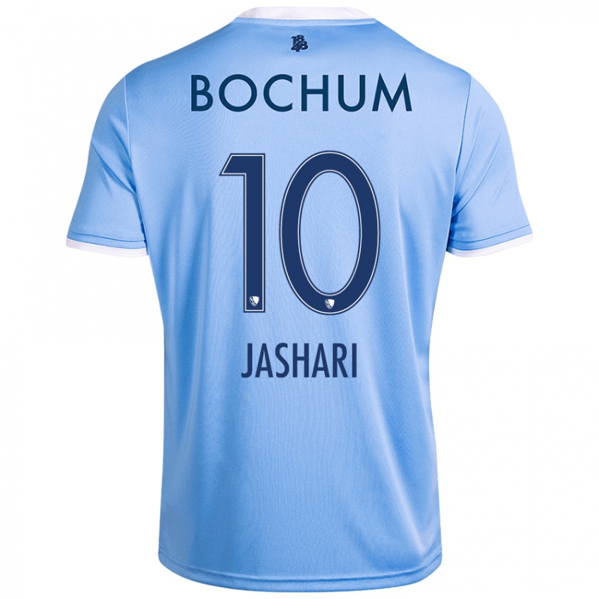 Hombre Camiseta Lirim Jashari #10 Azul Cielo 2ª Equipación 2024/25 La Camisa Argentina