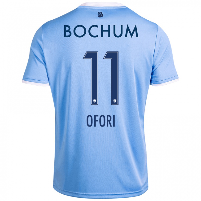 Hombre Camiseta Obed Ofori #11 Azul Cielo 2ª Equipación 2024/25 La Camisa Argentina