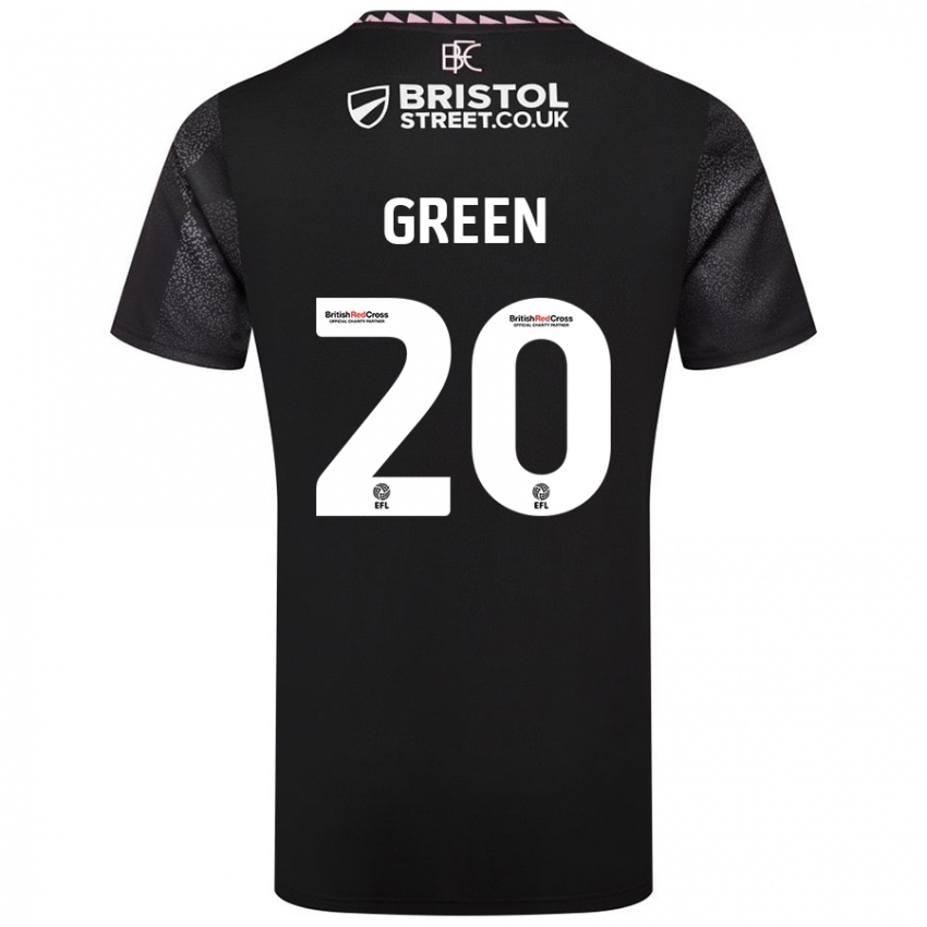 Hombre Camiseta Etienne Green #20 Negro 2ª Equipación 2024/25 La Camisa Argentina