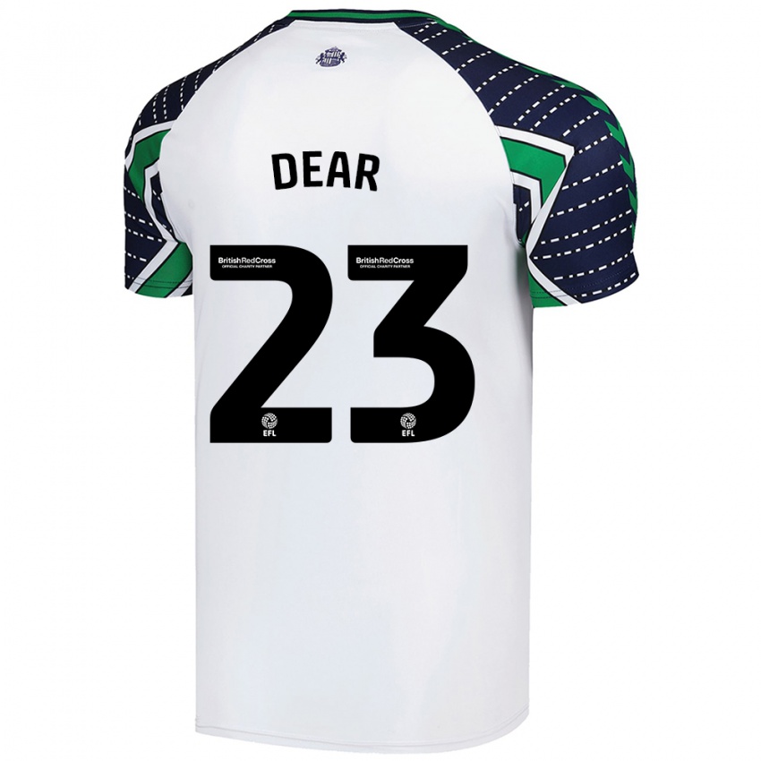 Mujer Camiseta Jenna Dear #23 Blanco 2ª Equipación 2024/25 La Camisa Argentina