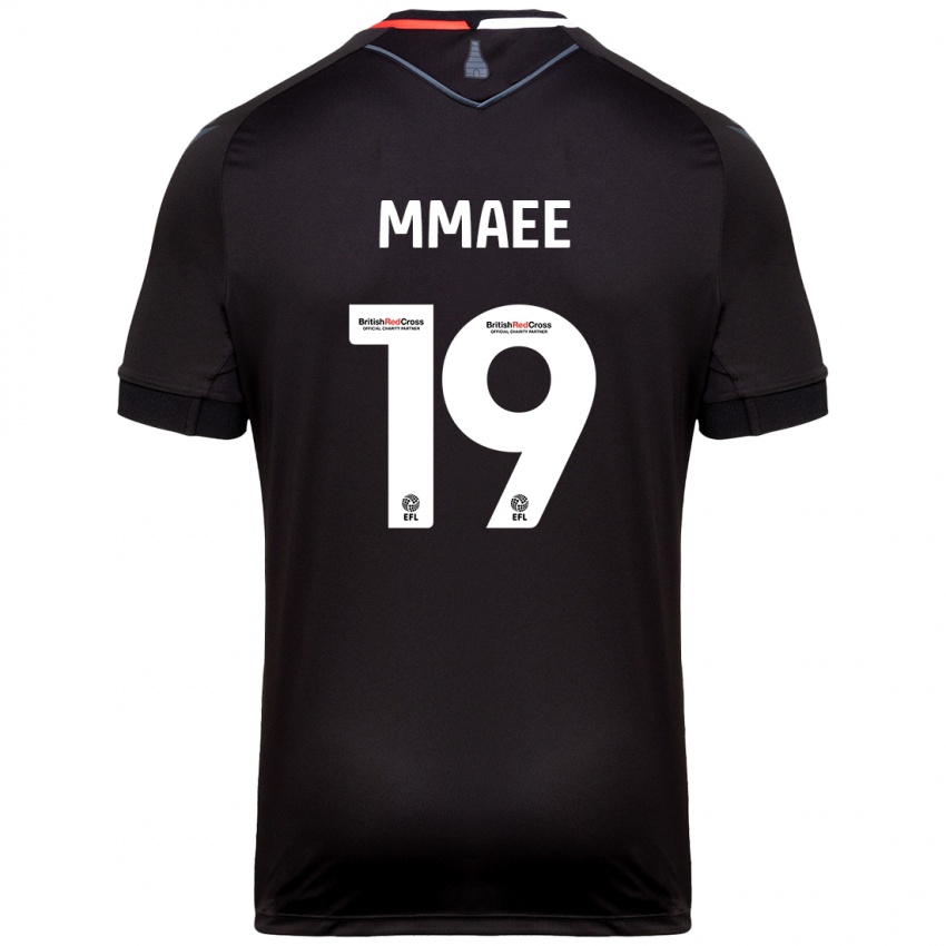 Mujer Camiseta Ryan Mmaee #19 Negro 2ª Equipación 2024/25 La Camisa Argentina