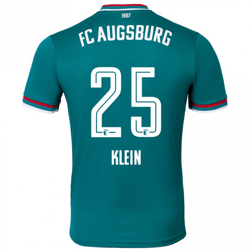 Mujer Camiseta Daniel Klein #25 Verde Oscuro 2ª Equipación 2024/25 La Camisa Argentina