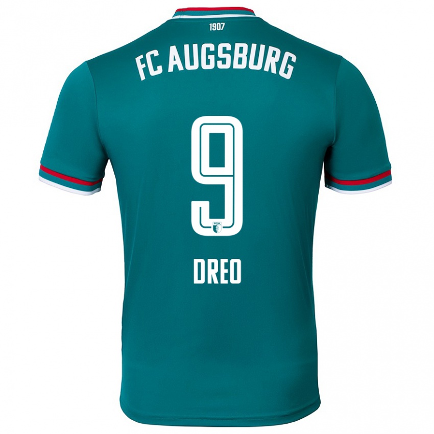 Mujer Camiseta David Dreo #9 Verde Oscuro 2ª Equipación 2024/25 La Camisa Argentina