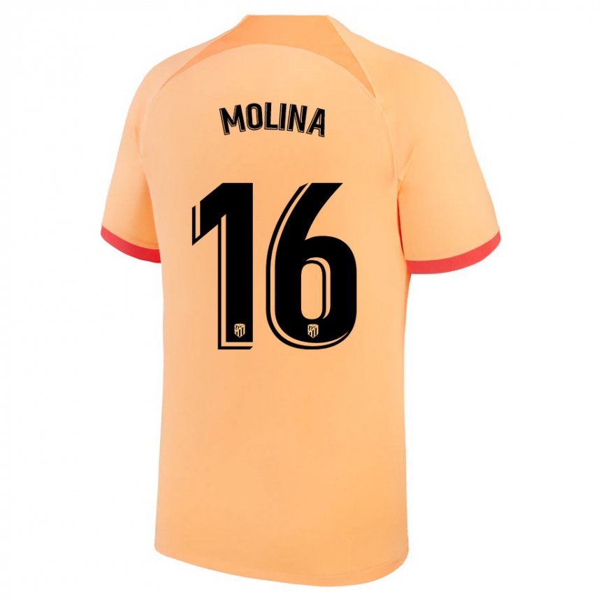 2022-23 Atletico Madrid Match Issue Away Shirt Molina #16