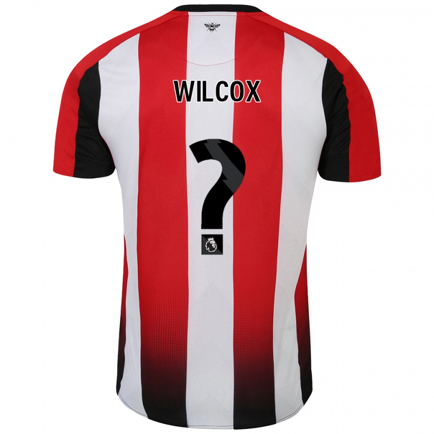 Niño Camiseta Max Wilcox #0 Rojo Blanco 1ª Equipación 2024/25 La Camisa Argentina