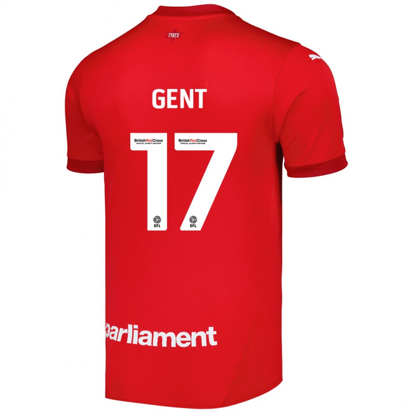 Niño Camiseta Georgie Gent #17 Rojo 1ª Equipación 2024/25 La Camisa Argentina