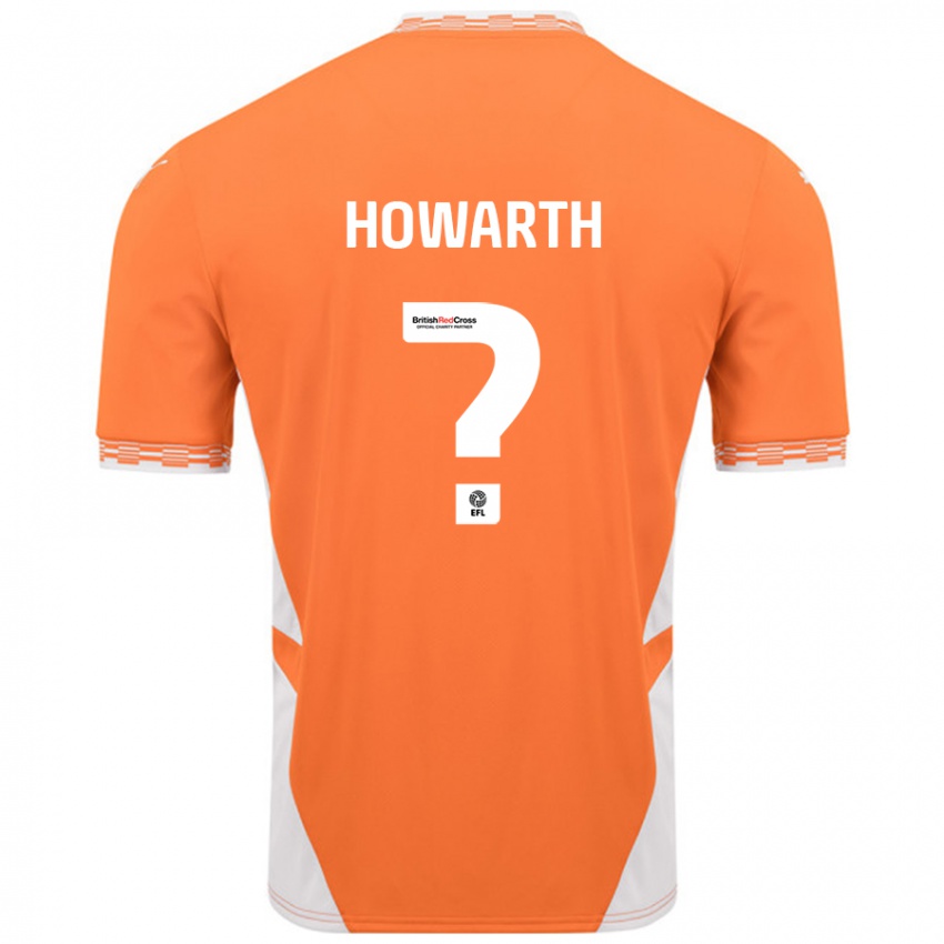 Niño Camiseta Chloe Howarth #0 Naranja Blanco 1ª Equipación 2024/25 La Camisa Argentina