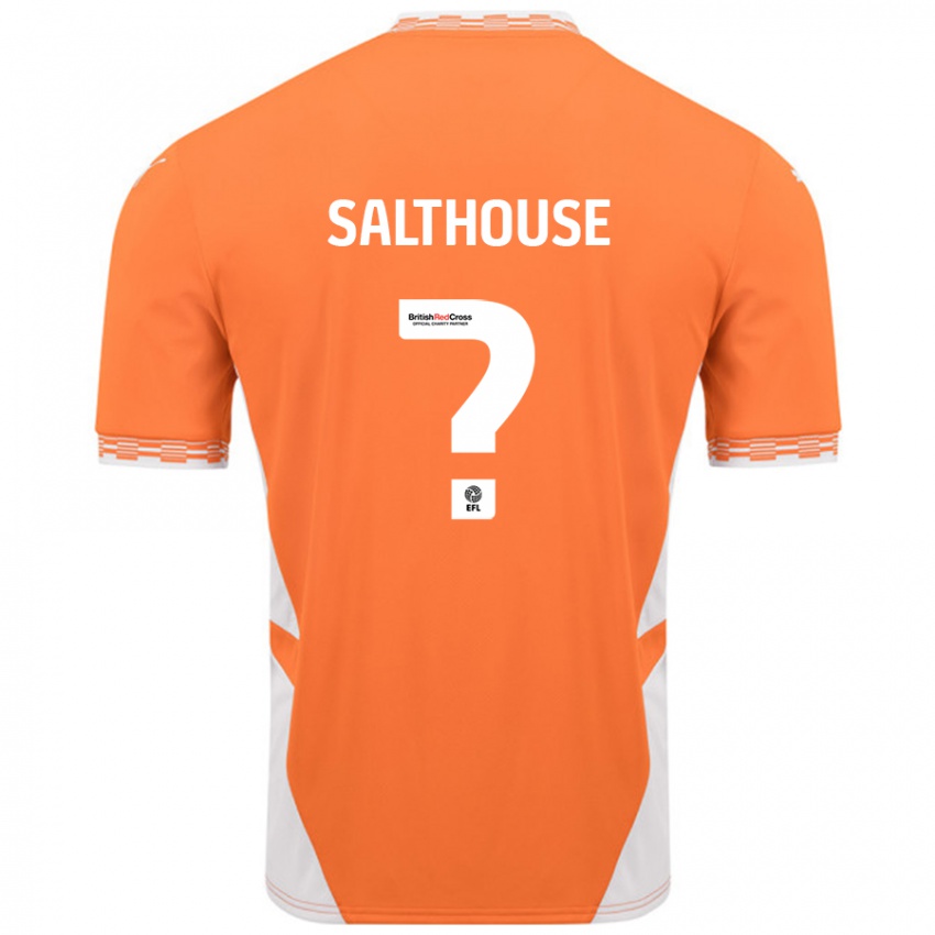 Niño Camiseta Emily Salthouse #0 Naranja Blanco 1ª Equipación 2024/25 La Camisa Argentina