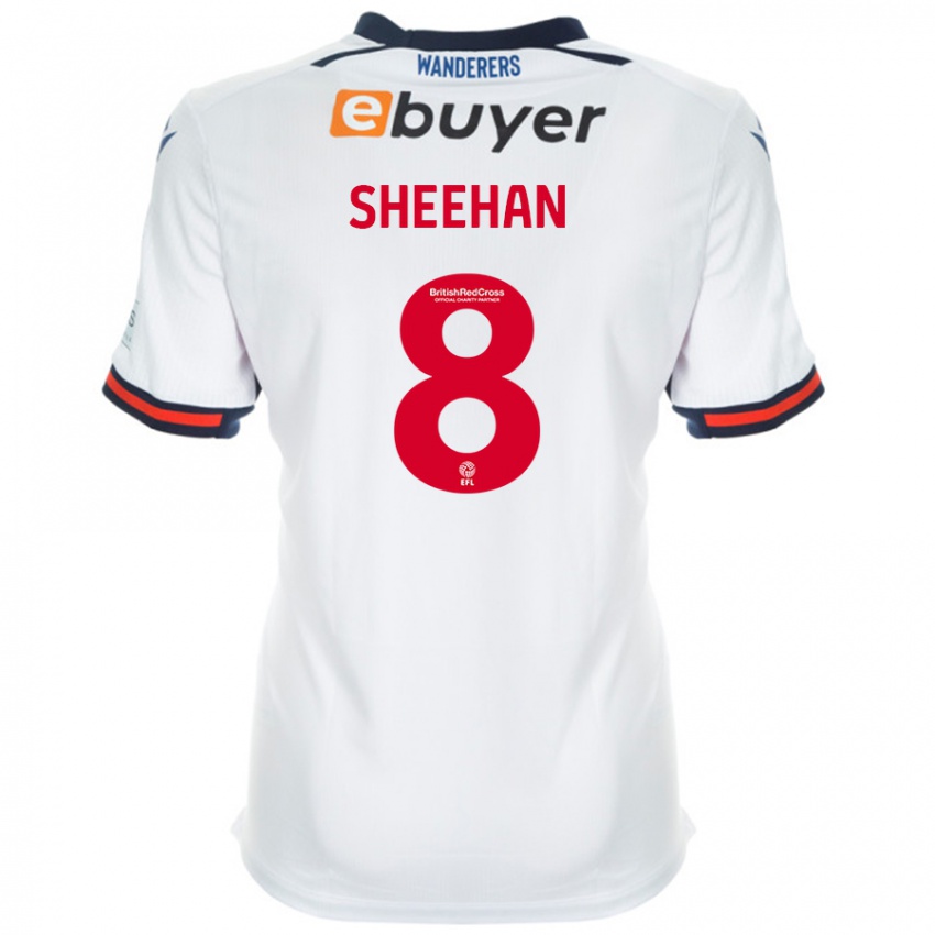 Niño Camiseta Josh Sheehan #8 Blanco 1ª Equipación 2024/25 La Camisa Argentina