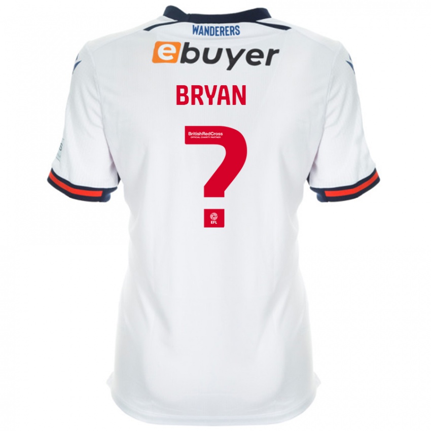 Niño Camiseta Trevon Bryan #0 Blanco 1ª Equipación 2024/25 La Camisa Argentina