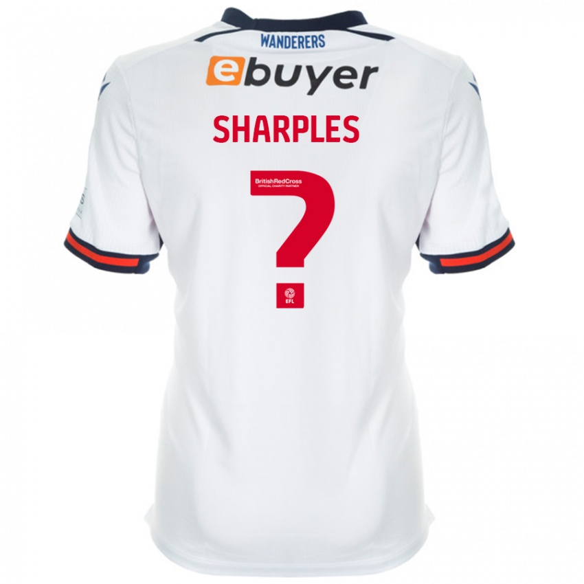 Niño Camiseta Sonny Sharples #0 Blanco 1ª Equipación 2024/25 La Camisa Argentina