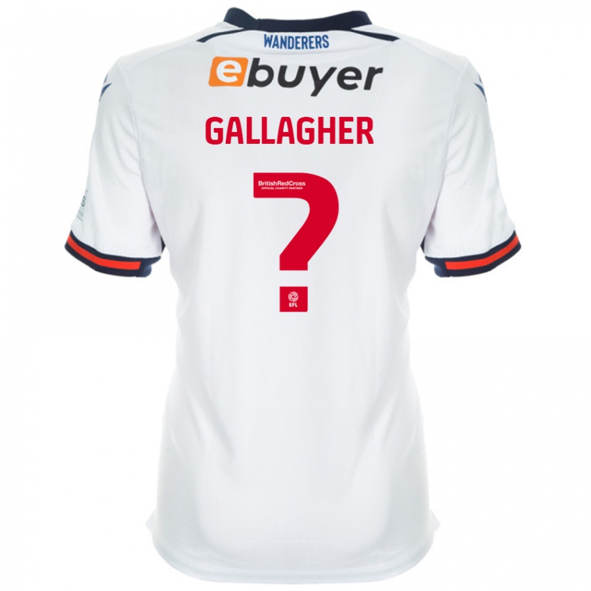 Niño Camiseta Tamzin Gallagher #0 Blanco 1ª Equipación 2024/25 La Camisa Argentina