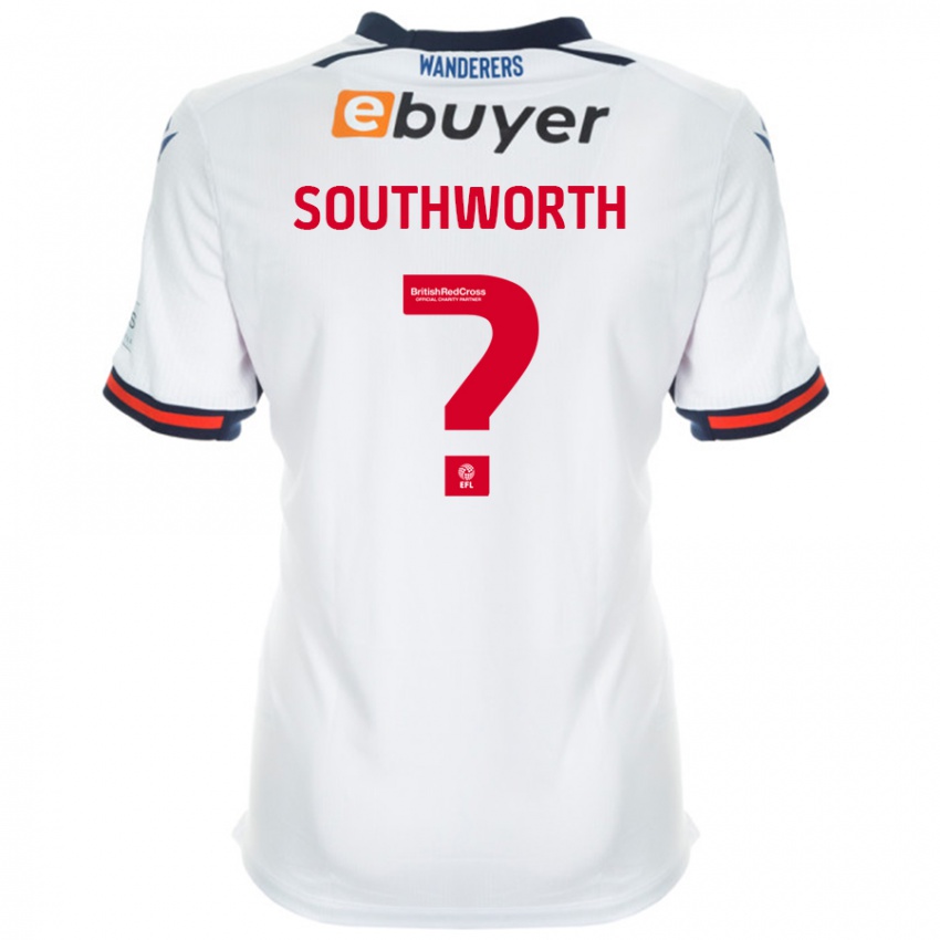 Niño Camiseta Ellie Southworth #0 Blanco 1ª Equipación 2024/25 La Camisa Argentina