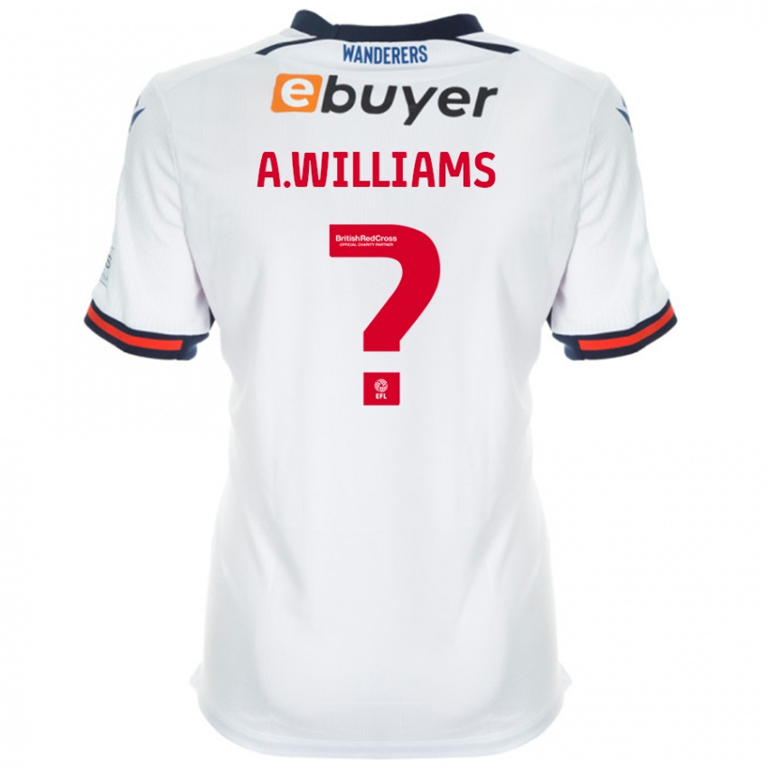 Niño Camiseta Alexsis Williams #0 Blanco 1ª Equipación 2024/25 La Camisa Argentina