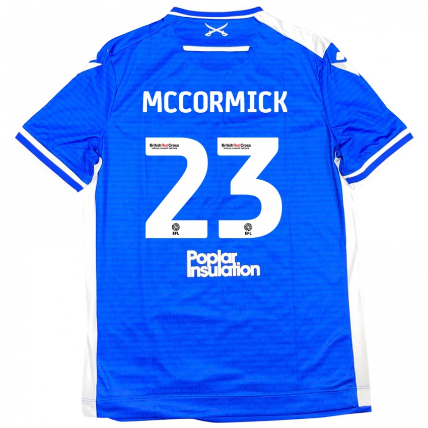 Niño Camiseta Luke Mccormick #23 Azul Blanco 1ª Equipación 2024/25 La Camisa Argentina