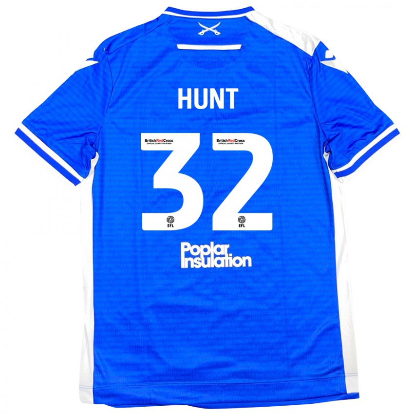 Niño Camiseta Jack Hunt #32 Azul Blanco 1ª Equipación 2024/25 La Camisa Argentina