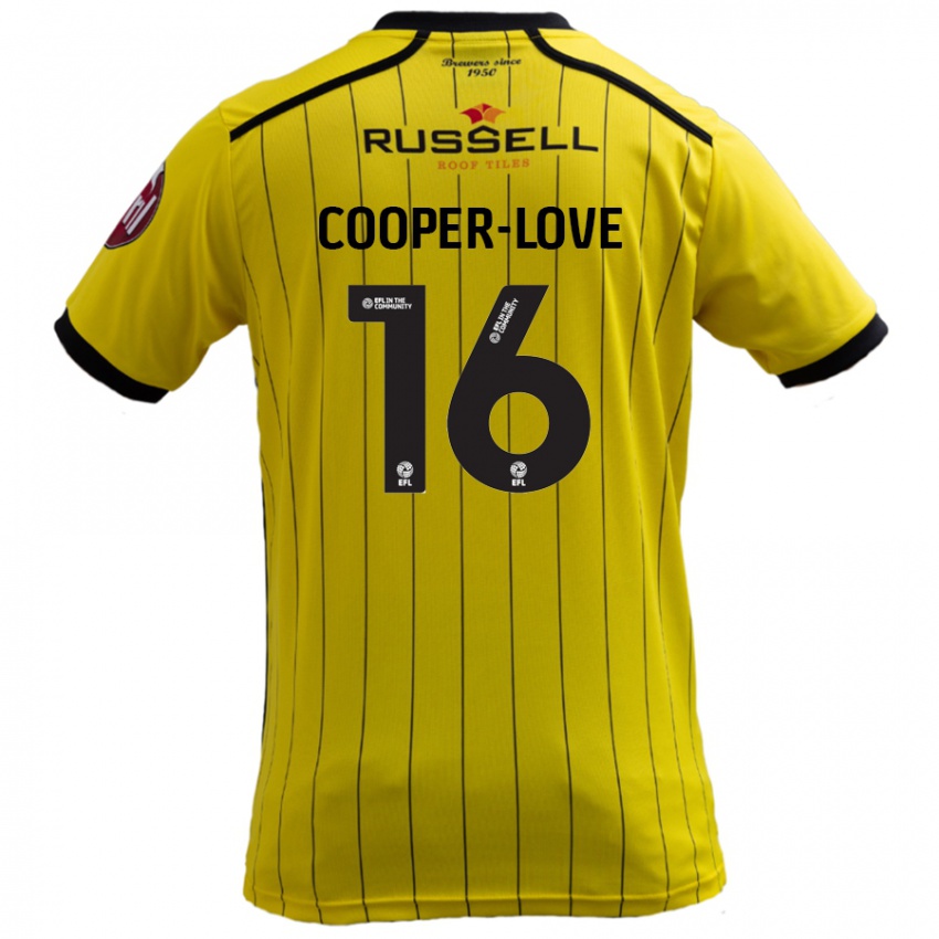 Niño Camiseta Jack Cooper-Love #16 Amarillo 1ª Equipación 2024/25 La Camisa Argentina