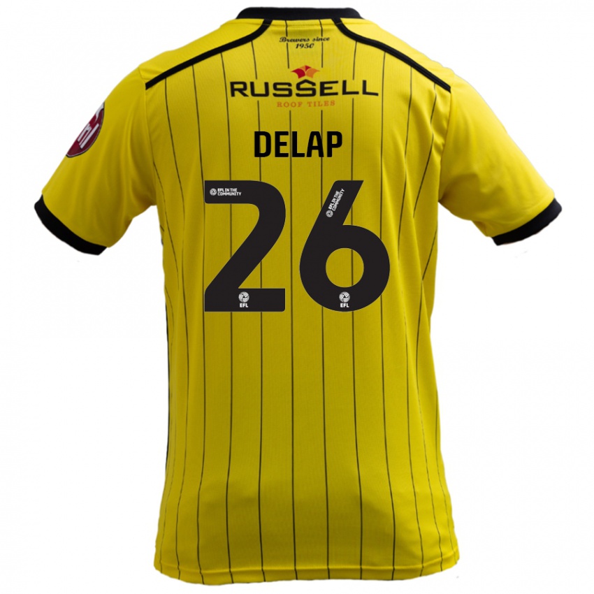 Niño Camiseta Finn Delap #26 Amarillo 1ª Equipación 2024/25 La Camisa Argentina