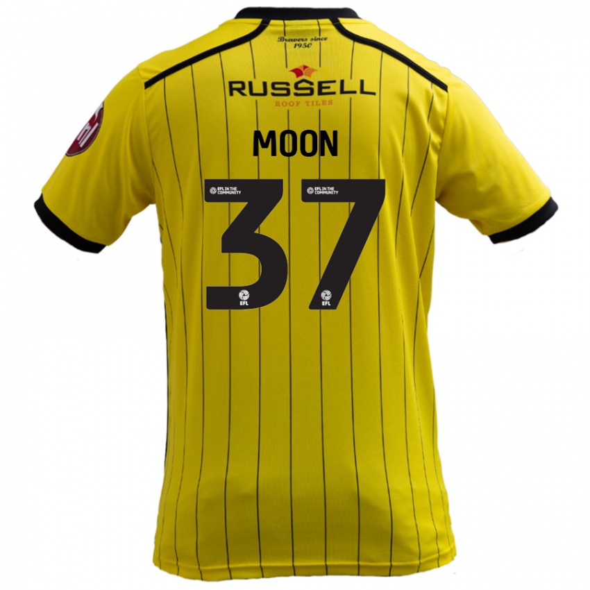 Niño Camiseta Jasper Moon #37 Amarillo 1ª Equipación 2024/25 La Camisa Argentina