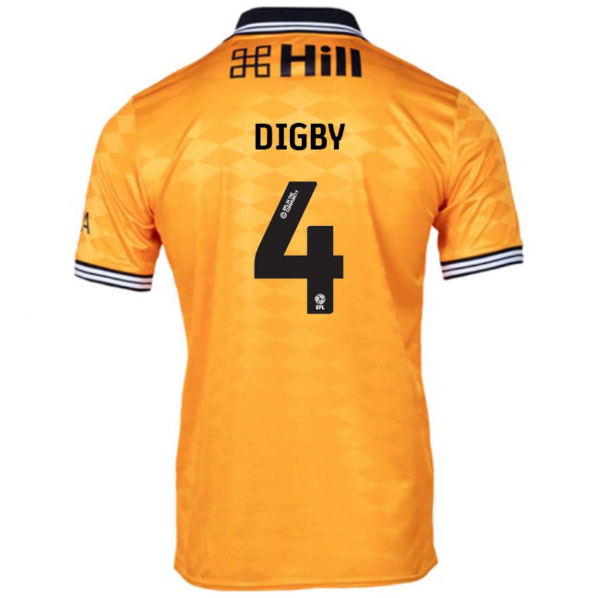 Niño Camiseta Paul Digby #4 Naranja 1ª Equipación 2024/25 La Camisa Argentina