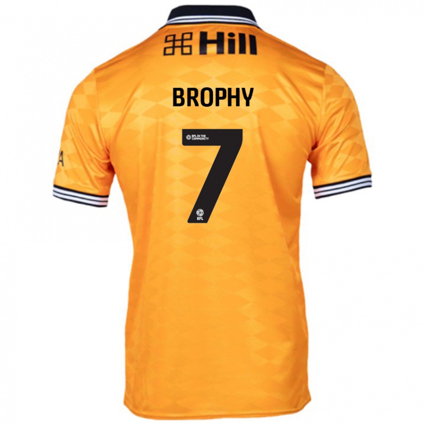 Niño Camiseta James Brophy #7 Naranja 1ª Equipación 2024/25 La Camisa Argentina