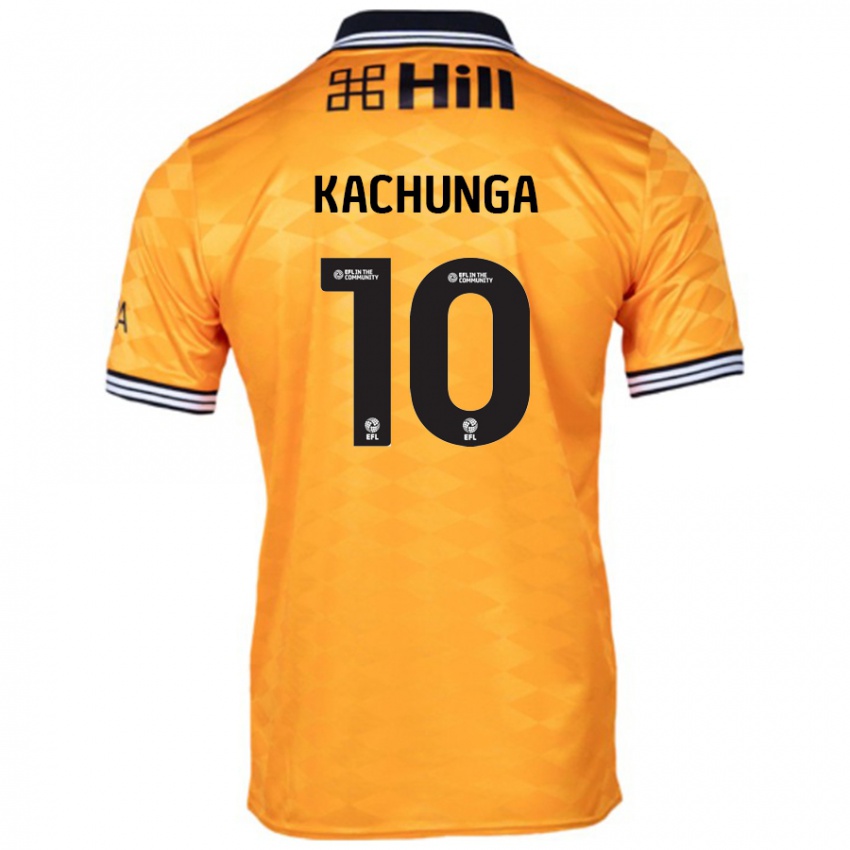 Niño Camiseta Elias Kachunga #10 Naranja 1ª Equipación 2024/25 La Camisa Argentina