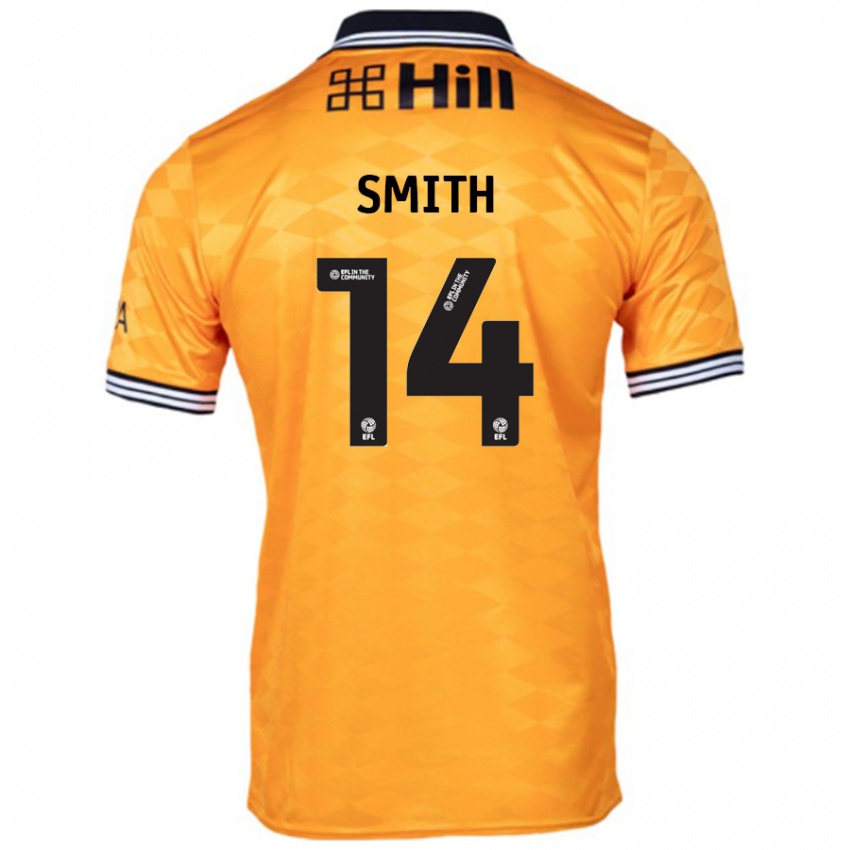 Niño Camiseta Korey Smith #14 Naranja 1ª Equipación 2024/25 La Camisa Argentina