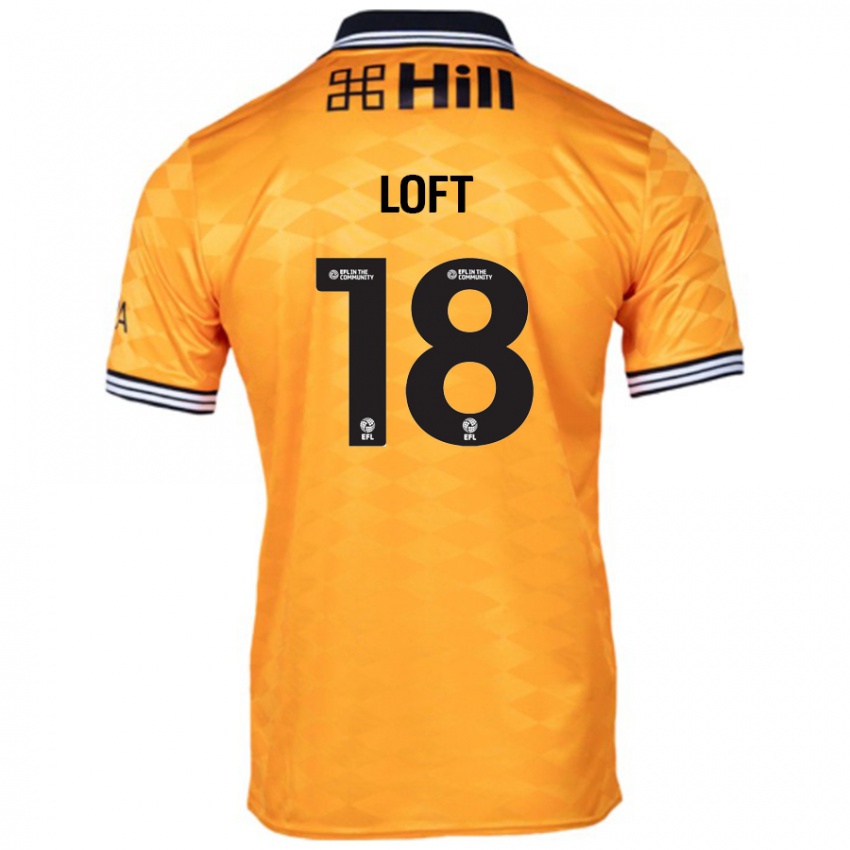 Niño Camiseta Ryan Loft #18 Naranja 1ª Equipación 2024/25 La Camisa Argentina