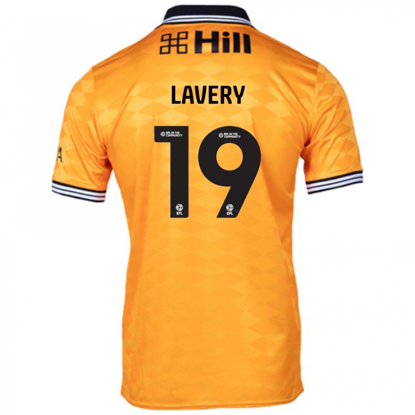 Niño Camiseta Shayne Lavery #19 Naranja 1ª Equipación 2024/25 La Camisa Argentina