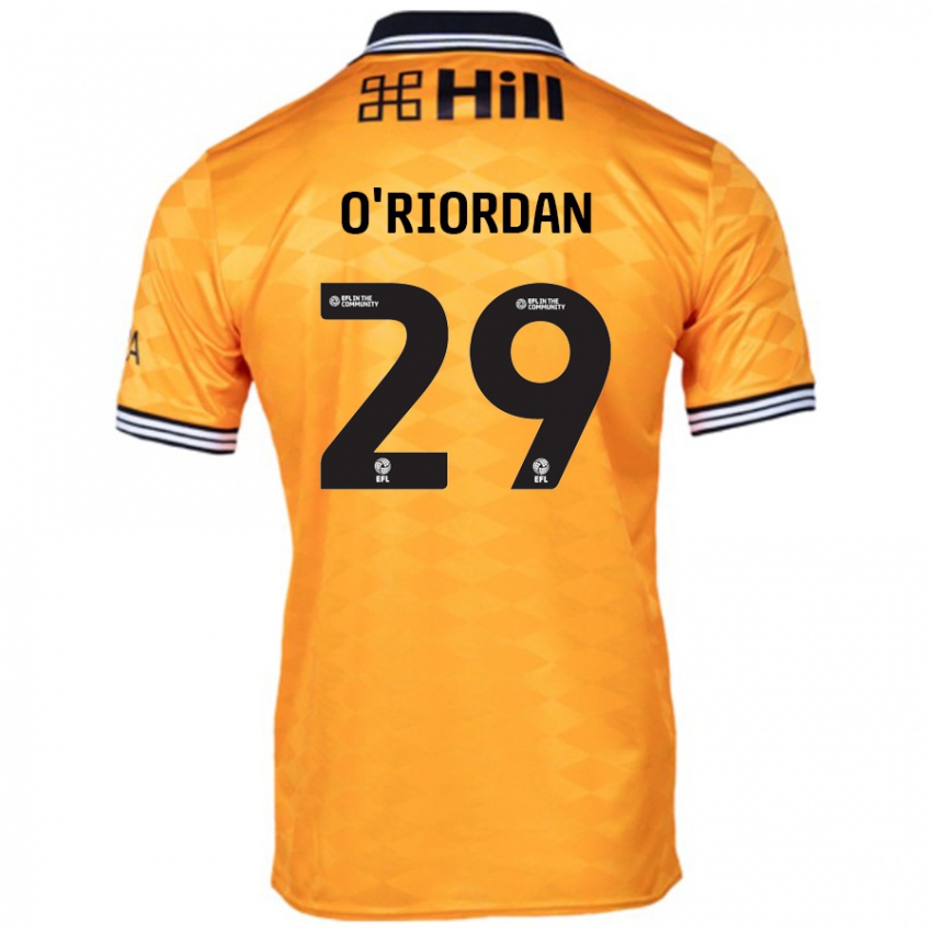 Niño Camiseta Connor O'riordan #29 Naranja 1ª Equipación 2024/25 La Camisa Argentina