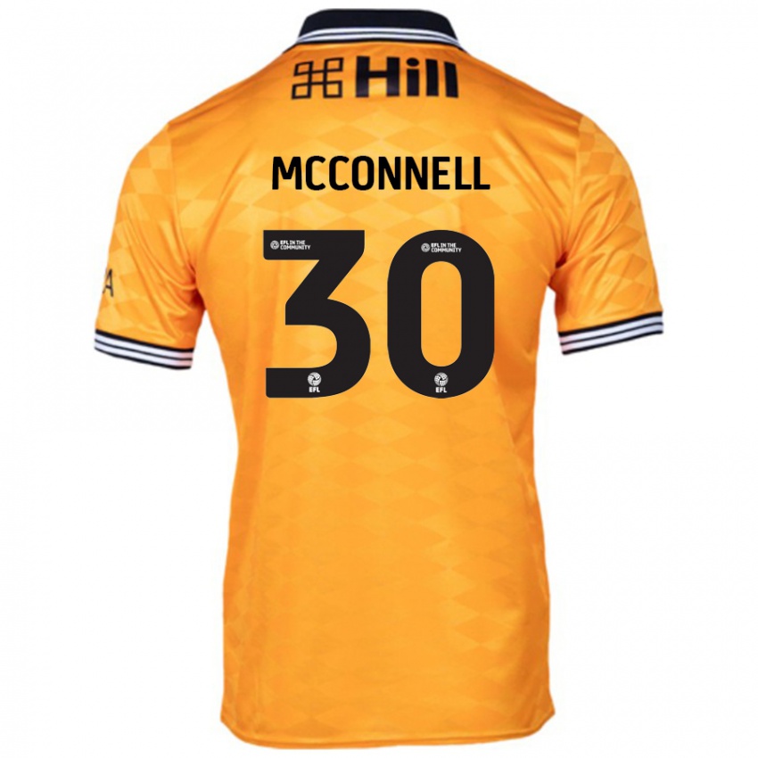 Niño Camiseta Glenn Mcconnell #30 Naranja 1ª Equipación 2024/25 La Camisa Argentina