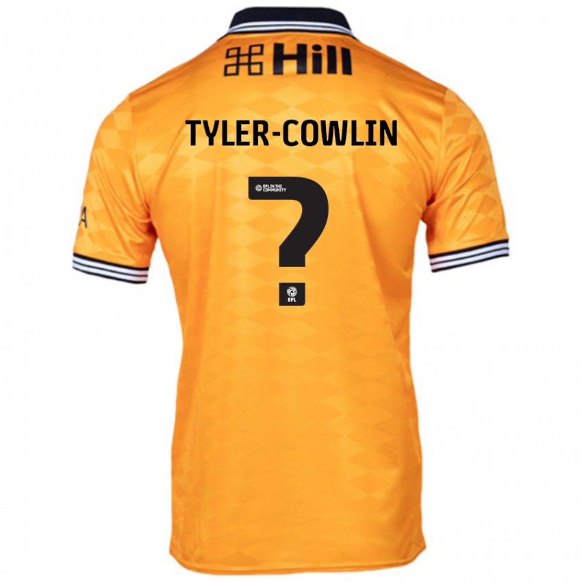 Niño Camiseta Danny Tyler-Cowlin #0 Naranja 1ª Equipación 2024/25 La Camisa Argentina