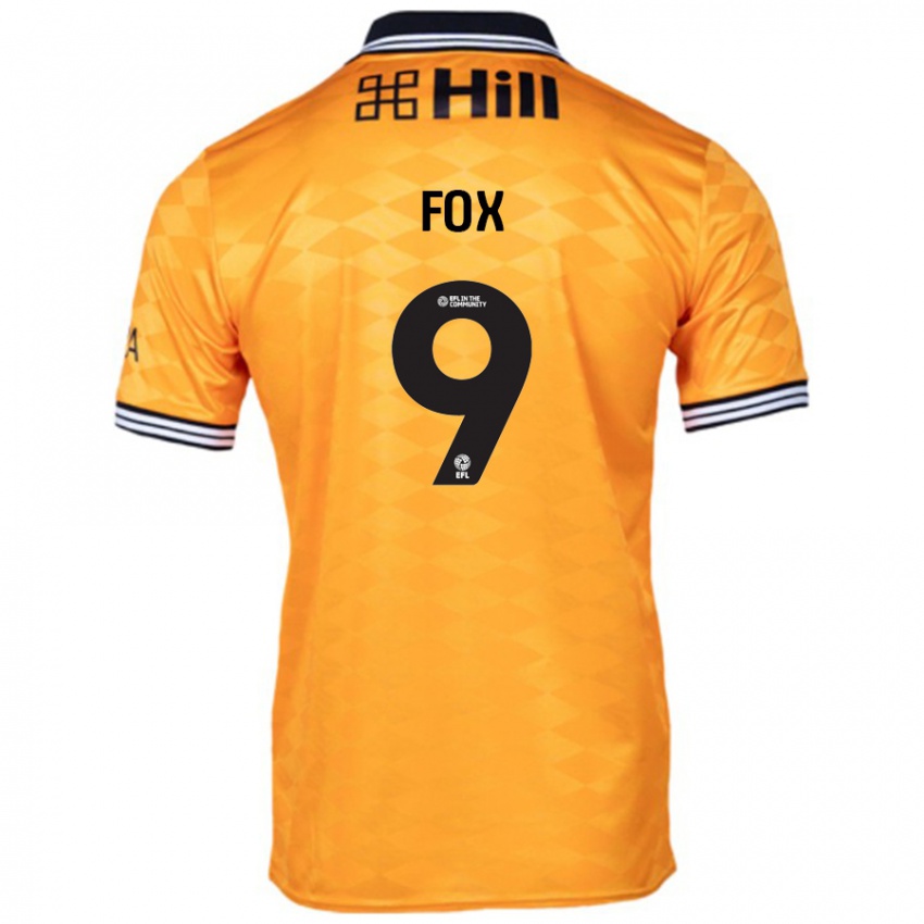 Niño Camiseta Ruth Fox #9 Naranja 1ª Equipación 2024/25 La Camisa Argentina