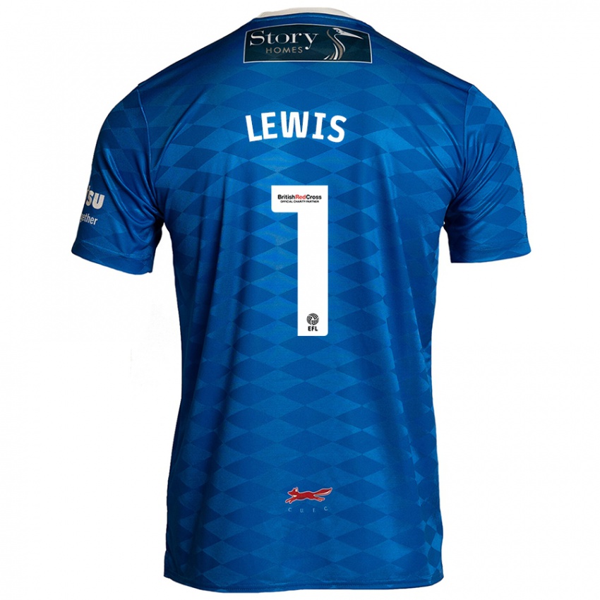 Niño Camiseta Harry Lewis #1 Azul 1ª Equipación 2024/25 La Camisa Argentina