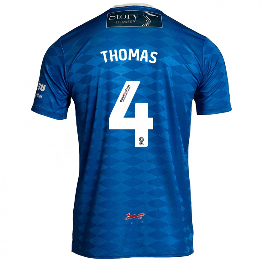 Niño Camiseta Terell Thomas #4 Azul 1ª Equipación 2024/25 La Camisa Argentina