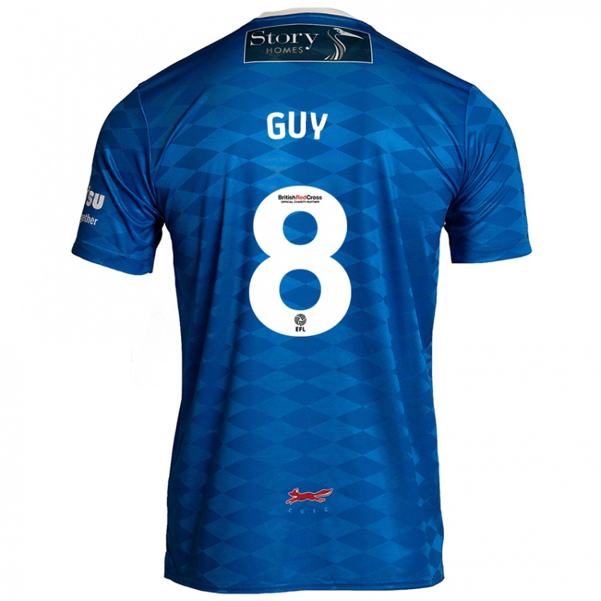 Niño Camiseta Callum Guy #8 Azul 1ª Equipación 2024/25 La Camisa Argentina